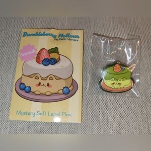 Bumbleberry Hollows Scented Soft Enamel Pin - Strawberry (2 Available)